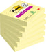 Post-it Super Sticky Notes, Canary Yellow, 76 mm x 76 mm, Promo Pack, 90 Sheets/Pad, 4 + 2 FREE Pads/Pack, Yellow Color - Self-stick Notes For Note Taking, To Do Lists & Reminders