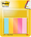 Post-It 7100259442 Segnapagina in carta, Collezione Beachside, 15 mm x 50 mm, 50 foglietti/blocchetto, 5 blocchetti/confezione