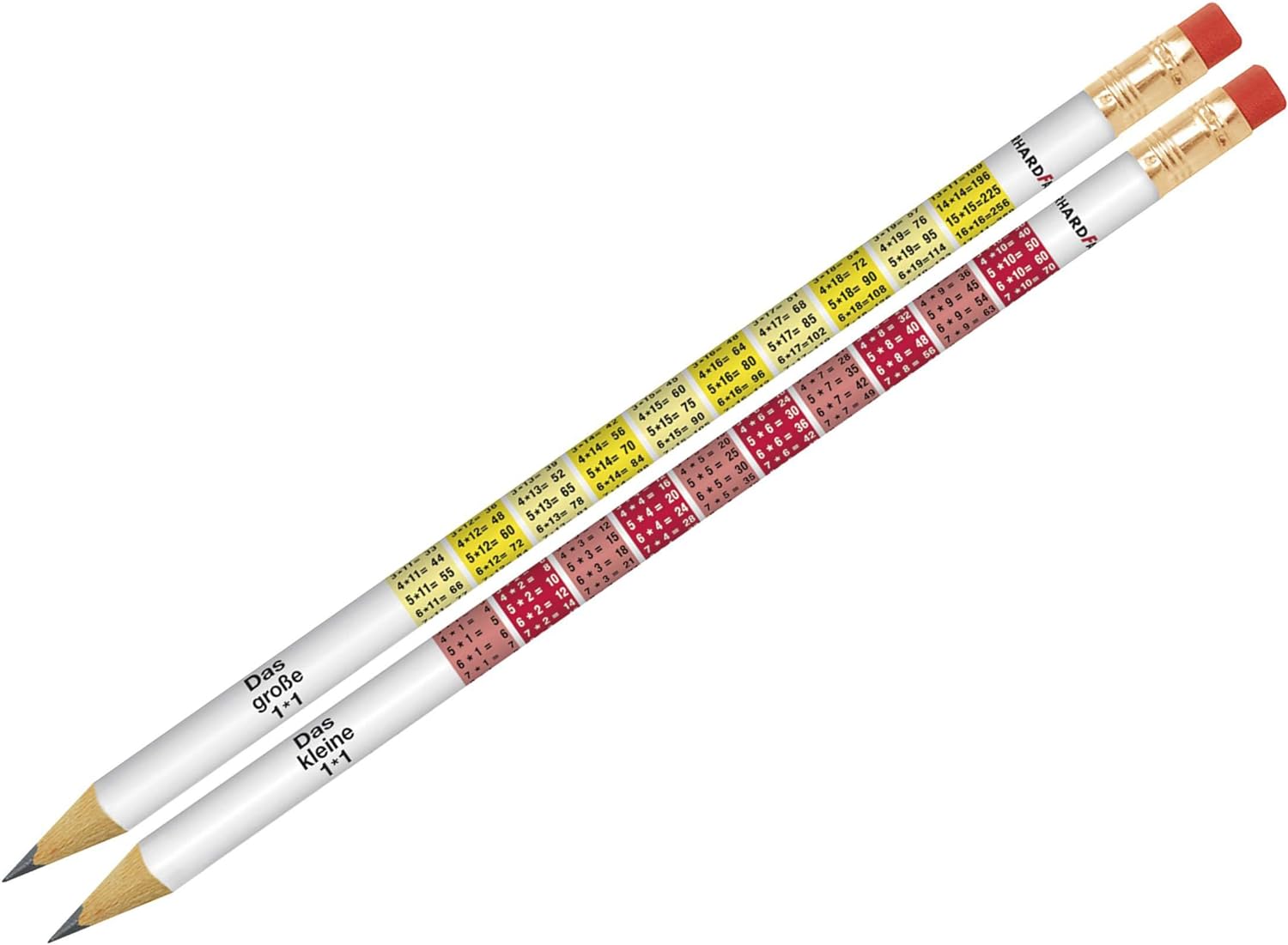 Eberhard Faber Times Tables Round Graphite Pencils with Eraser (Pack of 2) 1 Count (Pack of 1)