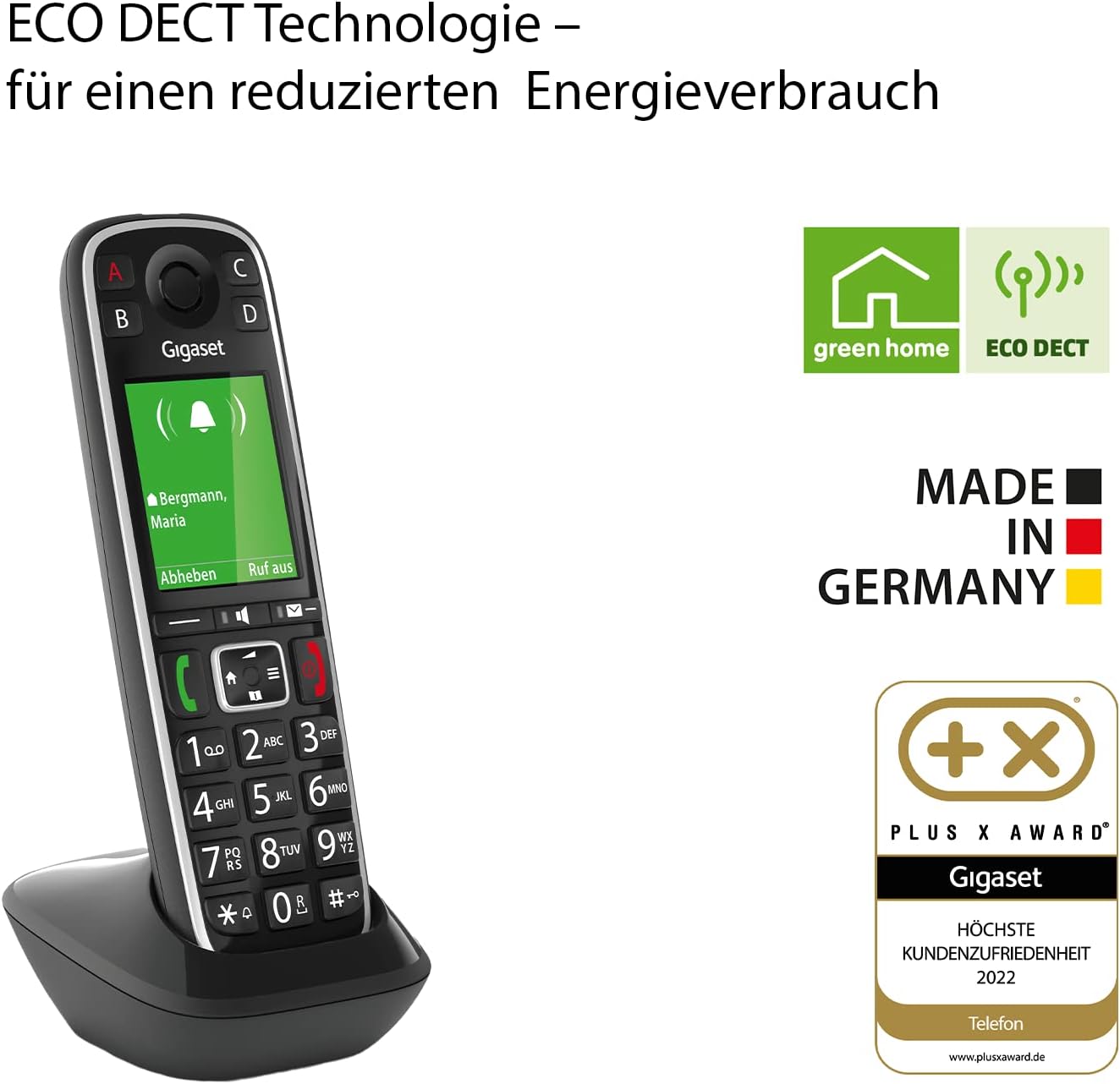 Gigaset E720 Schnurlostelefon schwarz