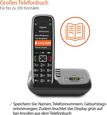Gigaset E720A Schnurlostelefon mit Anrufbeantworte