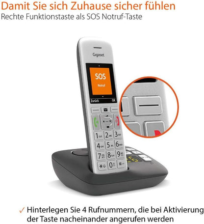 Gigaset E390A Schnurlostelefon mit Anrufbeantworte