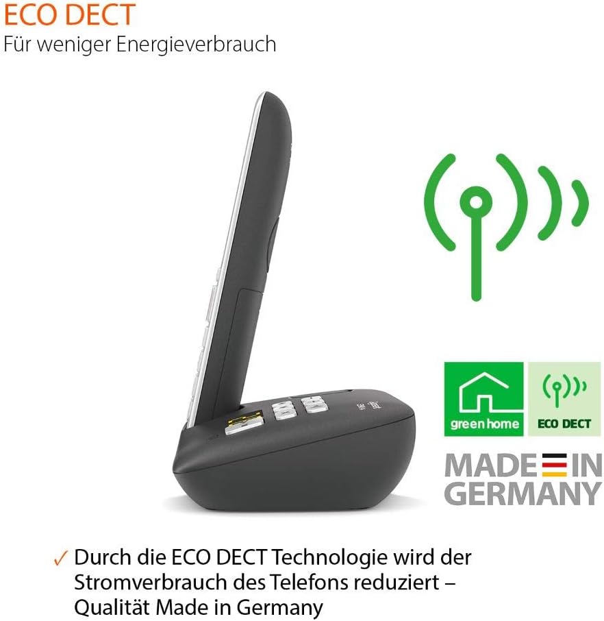 Gigaset E390A Schnurlostelefon mit Anrufbeantworte