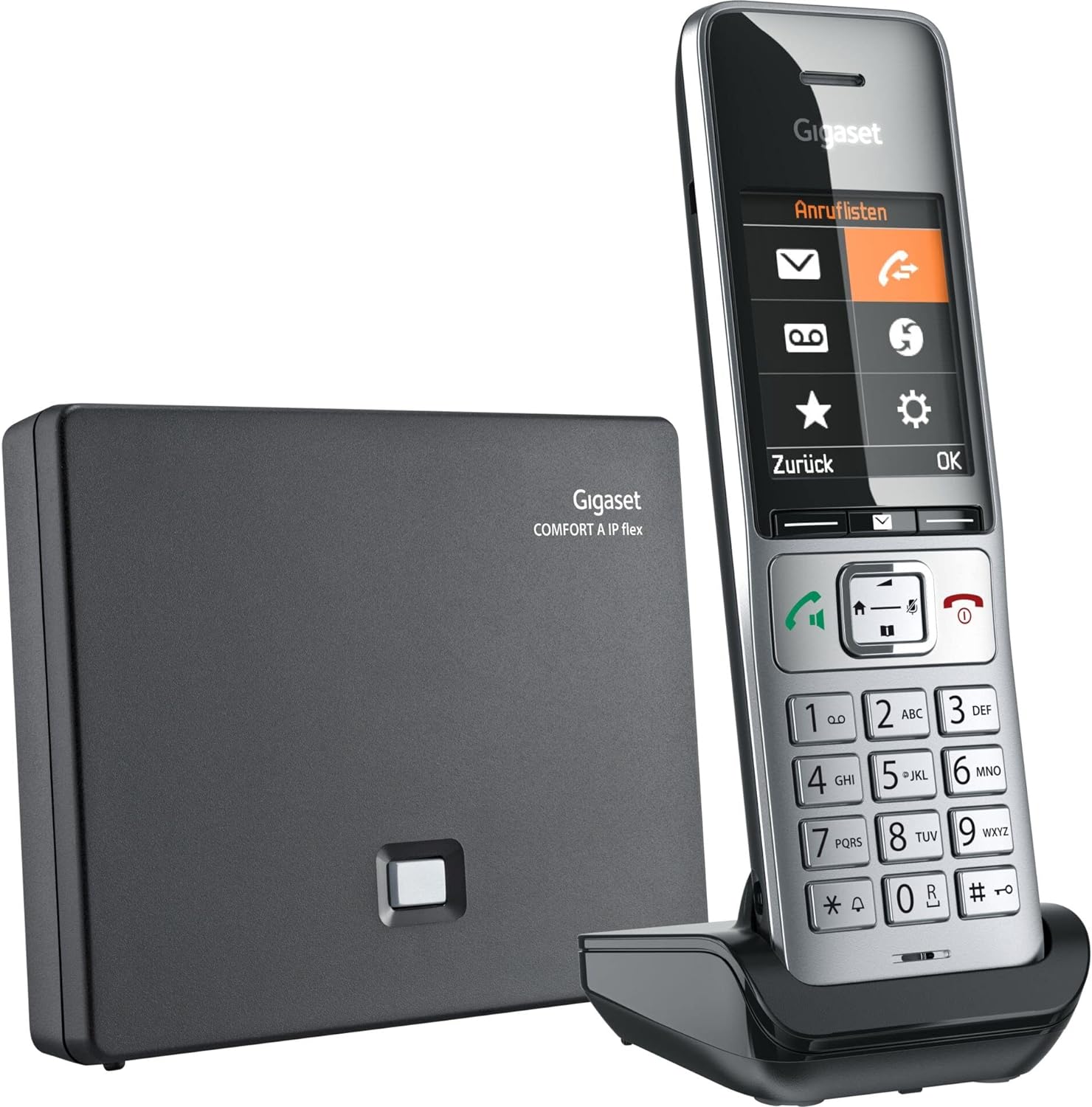 Gigaset COMFORT 500A IP Schnurlostelefon mit Anruf