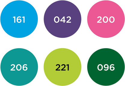 Molotow One4All 127HS Acryl Marker Basic-Set 2 (2,0 mm Strichstärke, hochdeckend und permanent, UV-beständig, für fast alle Untergründe) 6 Stück sortiert
