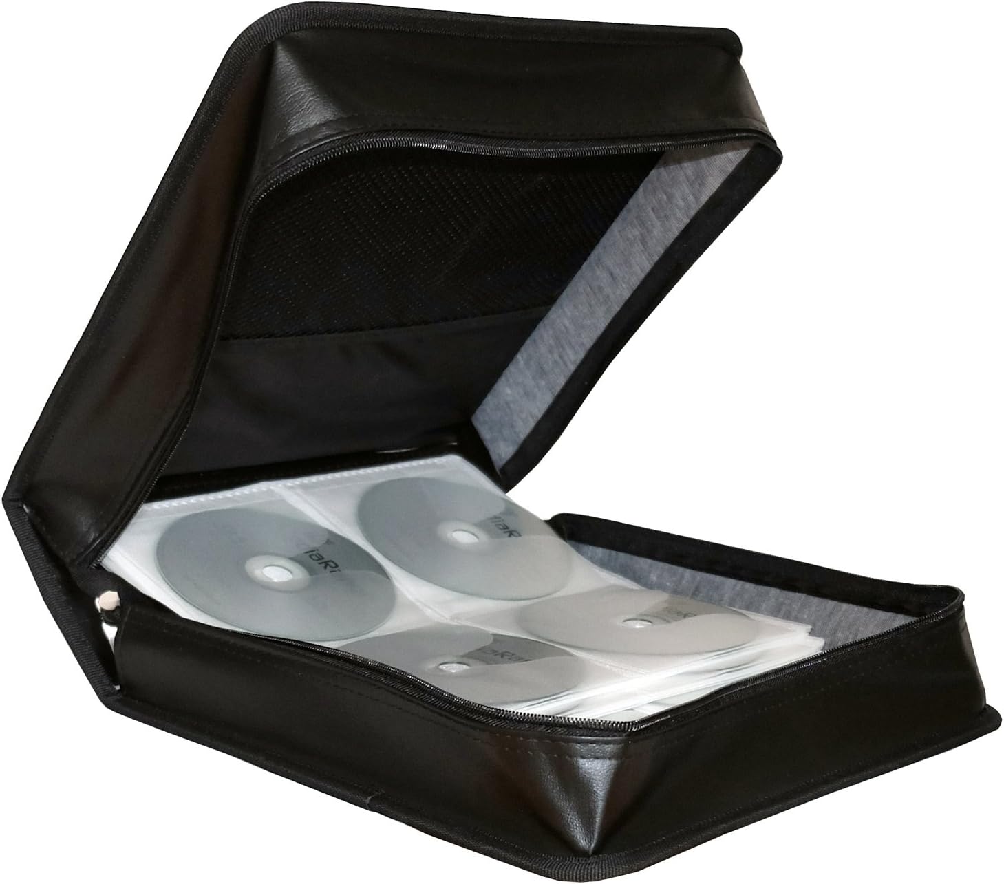 MediaRange BOX94 Estuche de CD y DVD - Funda (Negro, Koskin