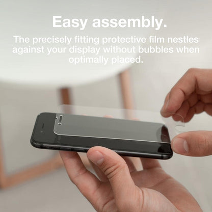 Woodcessories - Screen Protector compatible with iPhone SE 2020/8 / 7/6(s) - 2.5D Premium Tempered Glass, Clear 2.5D protective glass