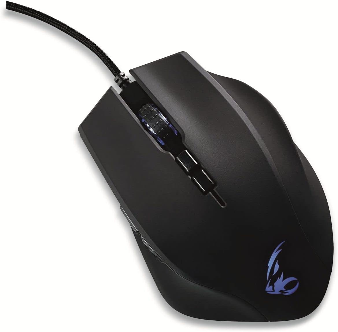MediaRange MRGS203 Gaming Mouse with 8 Buttons USB 2.0 Cable Black