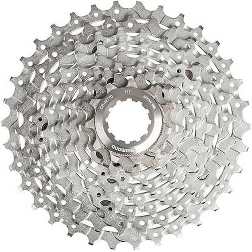 SHIMANO XT M770 9spd cassette Silver 11-32T