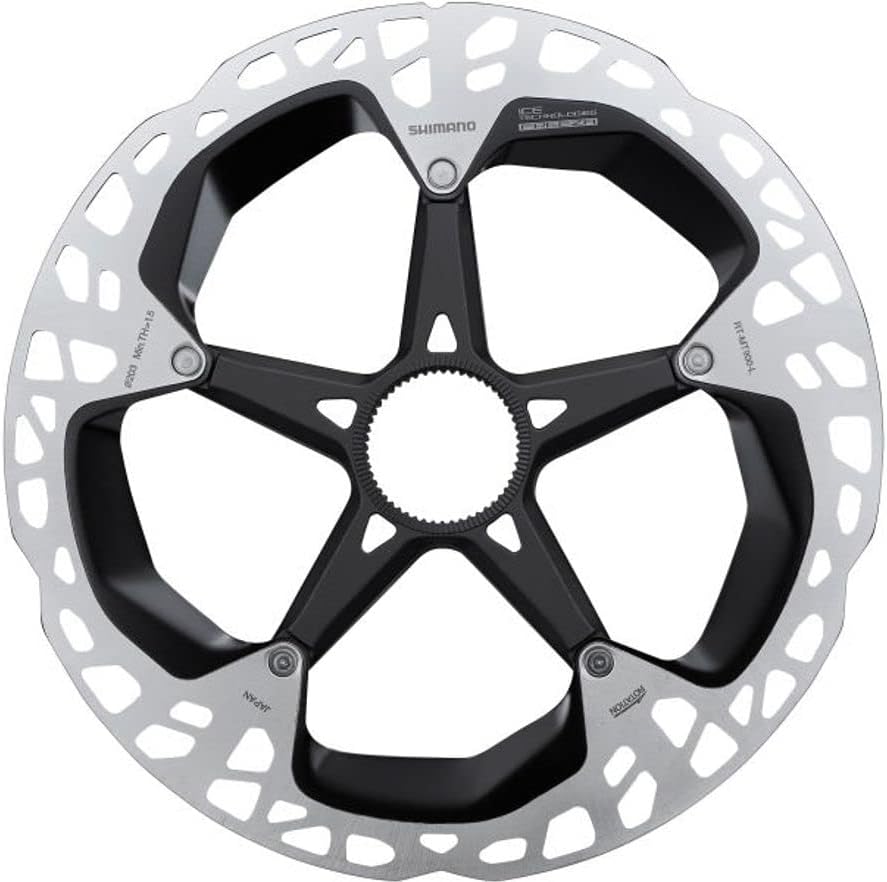 Shimano RT-MT900 disc rotor with internal lockring, Ice Tech FREEZA, 203 mm