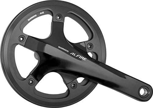 Shimano FC-S501 Alfine 2-piece chainset with single chain guard 170 mm - 42T - black