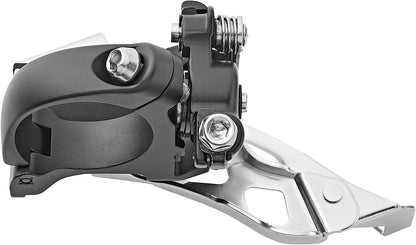 Shimano Deore T6000-L triple front derailleur, top swing, dual pull, 66-69