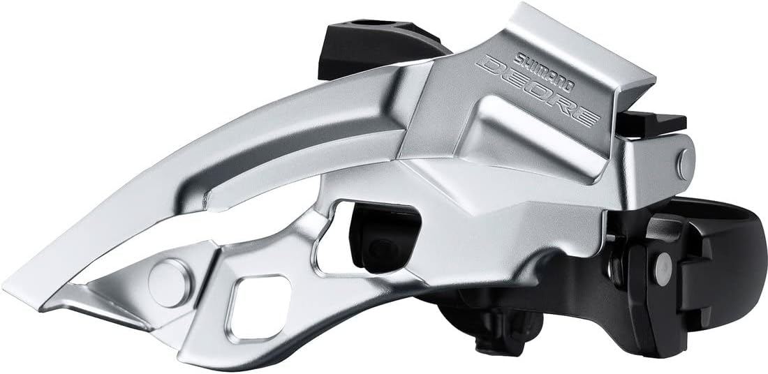 Shimano Deore T6000-L triple front derailleur, top swing, dual pull, 66-69