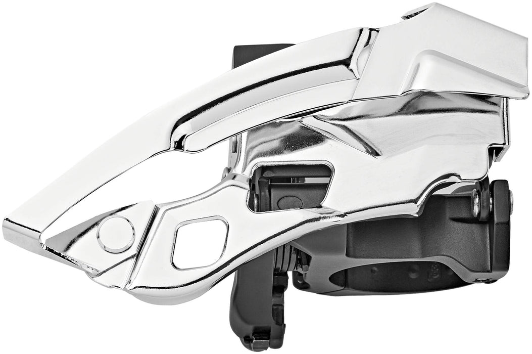 Shimano FD-T8000-H XT triple front derailleur, 10-speed, top swing, 63-66 deg