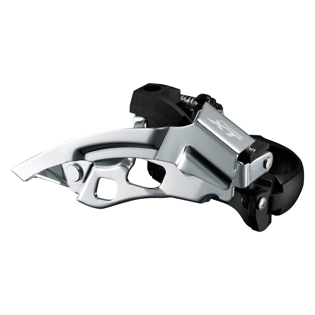 Shimano FD-T8000-H XT triple front derailleur, 10-speed, top swing, 63-66 deg