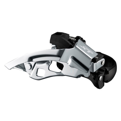 Shimano FD-T8000-H XT triple front derailleur, 10-speed, top swing, 63-66 deg
