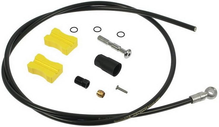 Shimano SM-BH90 XTR/Xt/SLX disc brake cuttable hose, straight banjo, rear, black