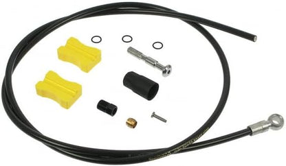 Shimano SM-BH90 XTR/Xt/SLX disc brake cuttable hose, straight banjo, rear, black