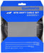 Shimano MTB gear cable set, stainless steel inner wire, black