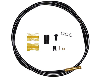 Shimano SM-BH90 XT disc brake hose, long straight banjo, rear, 1700 mm, black