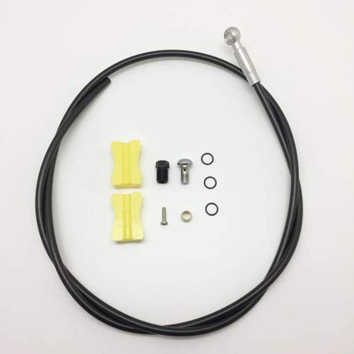 Shimano SM-BH90 XT disc brake hose, straight long banjo, front, 1000 mm, black