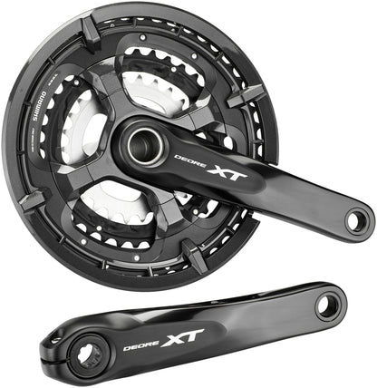 Shimano FC-T8000 Deore XT triple chainset 10-speed, with chainguard, 48/36/26T, 170 mm
