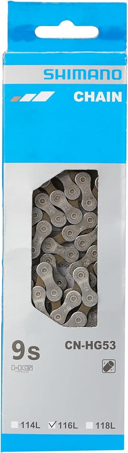 Shimano CN-HG53 chain, 9-speed, 116L