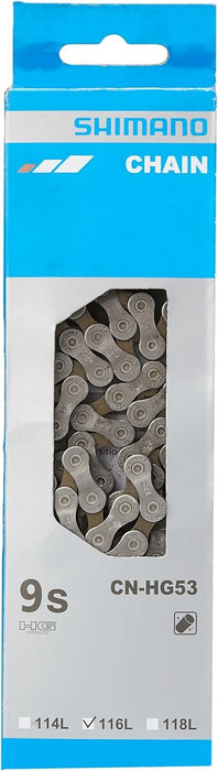 SHIMANO CN HG53 9 Speed Chain, Electric