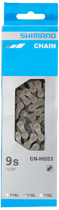 SHIMANO CN HG53 9 Speed Chain, Electric
