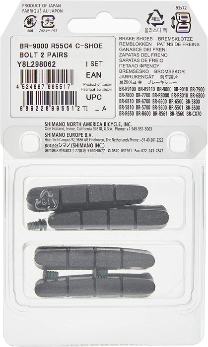 Brake Pad Set R55C4 Dura-Ace BR-9000/7900 ETC 2 Pack