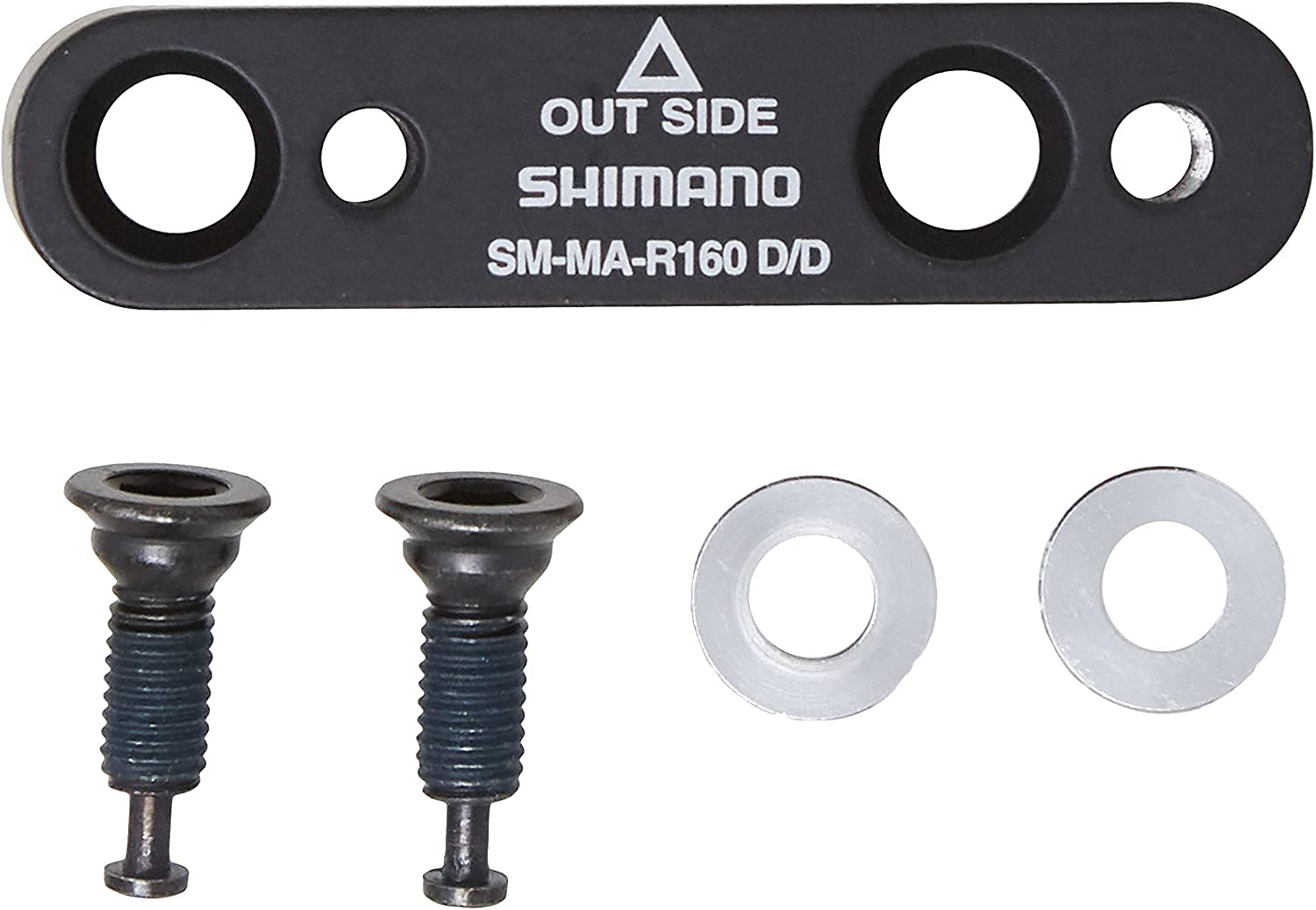 Shimano Adapter for flat mount calliper to road flat frame mount, for rear 160 mm