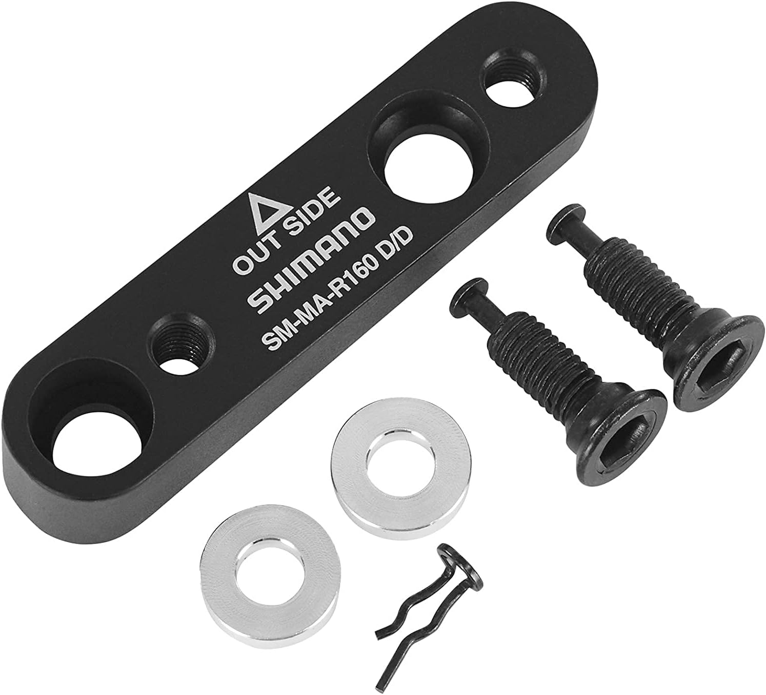 Shimano Adapter for flat mount calliper to road flat frame mount, for rear 160 mm