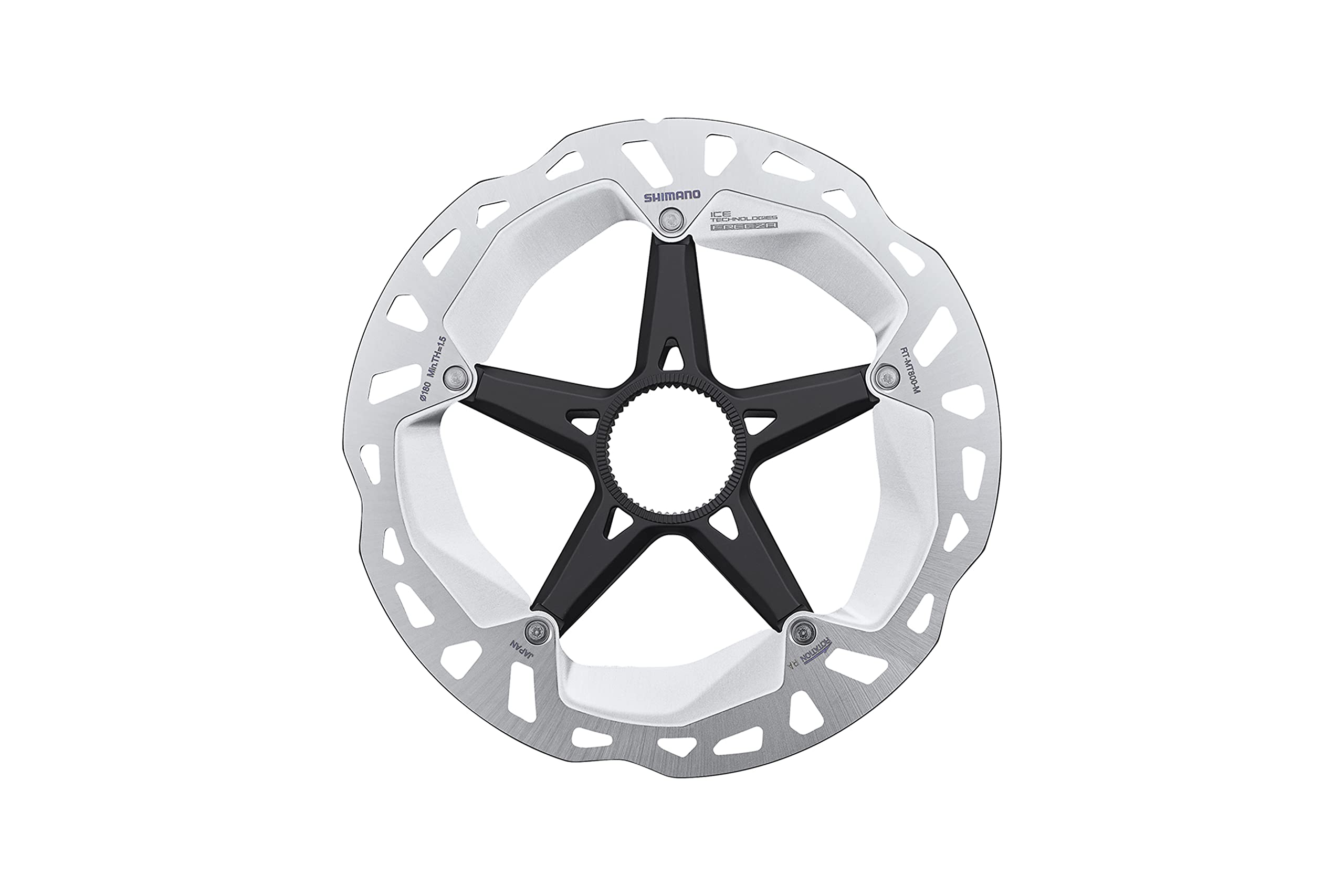 Shimano RT-MT800 disc rotor with external lockring, Ice Tech FREEZA, 180 mm