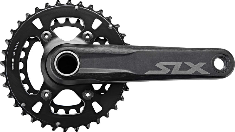 SHIMANO FC-M7120 SLX chainset, double 36/26, 12-speed, 51.8 mm chainline Black 36 / 26 teeth