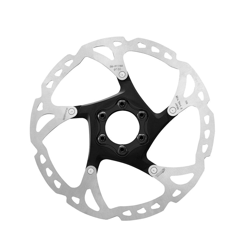 Shimano RT76 XT 6-bolt disc rotor 180 mm