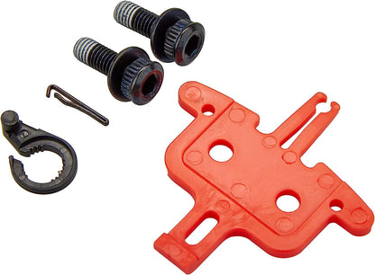 Shimano BR-M6120 Deore 4-pot calliper, post mount, without adapters, front or rear