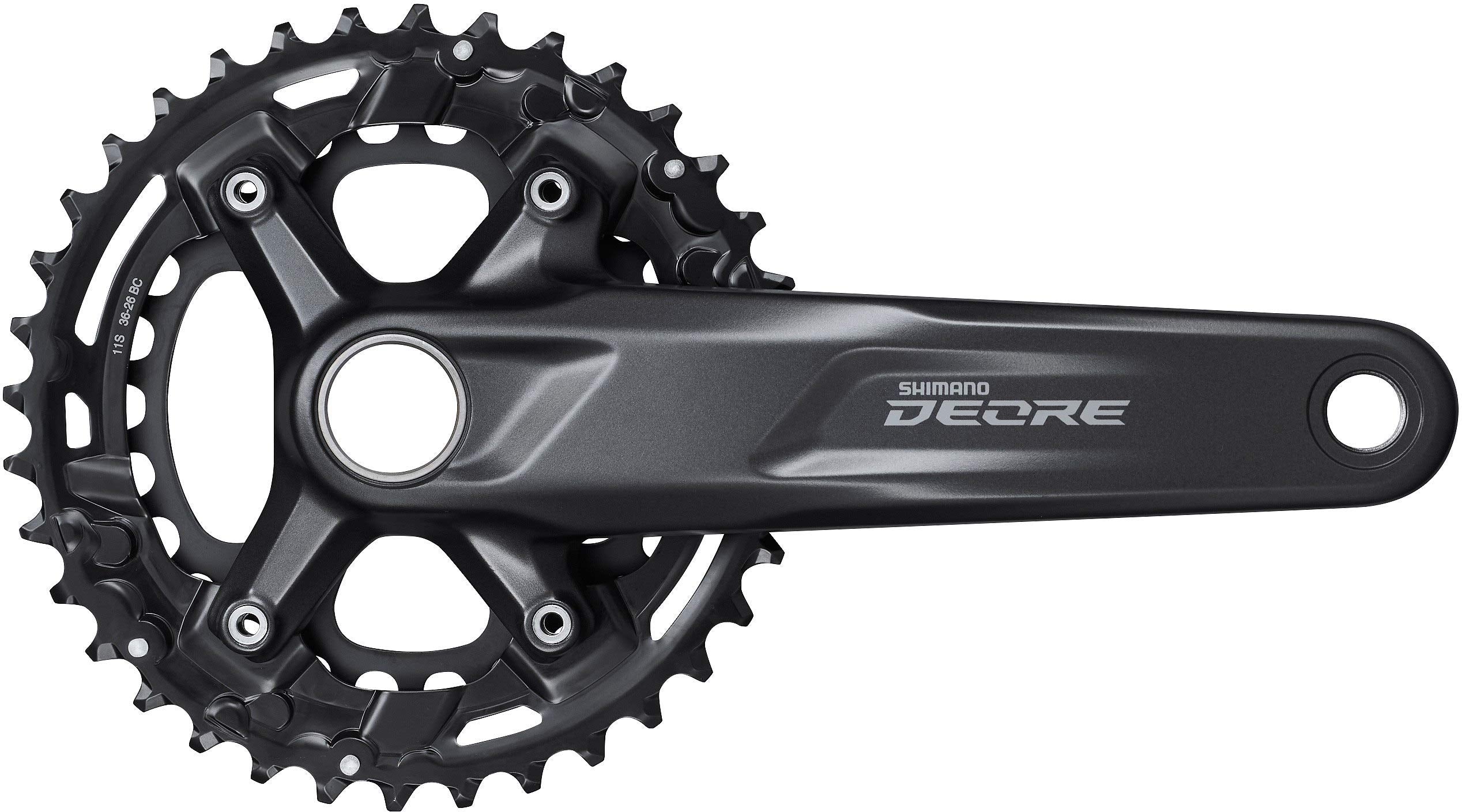 Shimano FC-M5100 Deore chainset, 11-speed, 51.8 mm Boost chainline, 36/26T, 170 mm