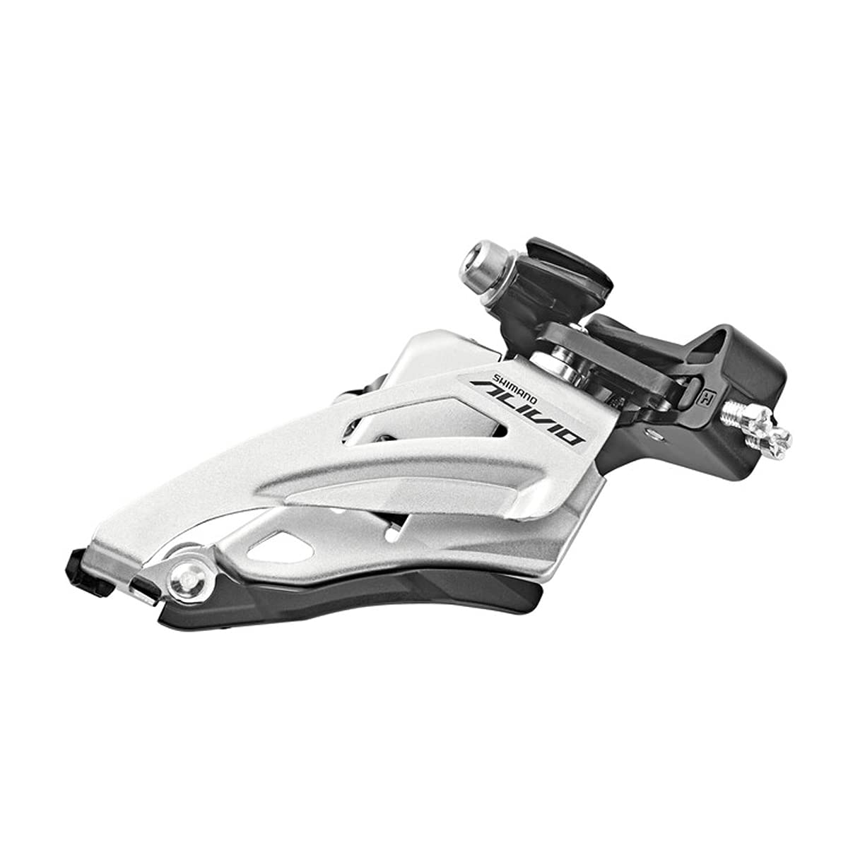 Shimano FD-M3120-M Alivio front derailleur, 9-speed double, side swing, mid clamp