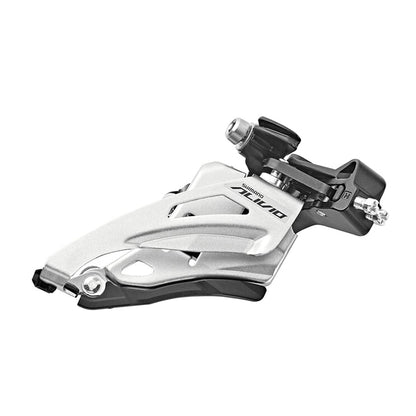 Shimano FD-M3120-M Alivio front derailleur, 9-speed double, side swing, mid clamp