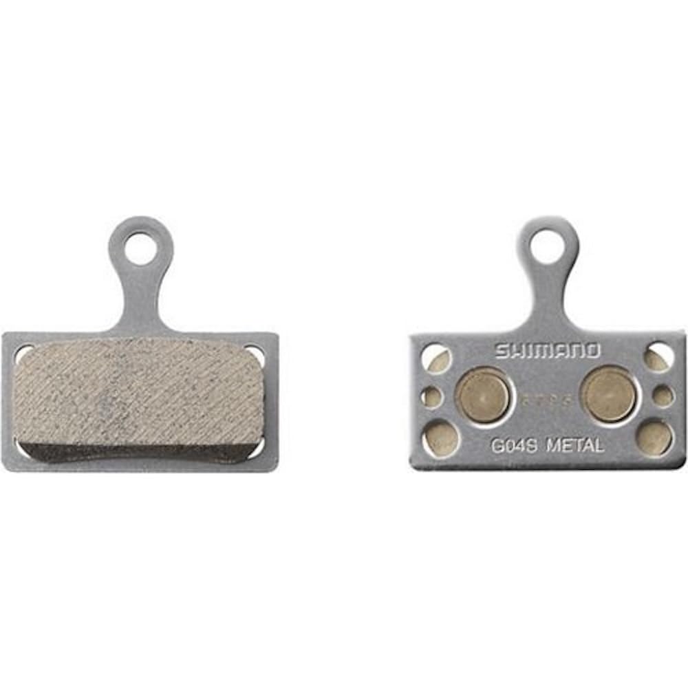 Shimano G04S disc pads and spring, steel back, metal sintered