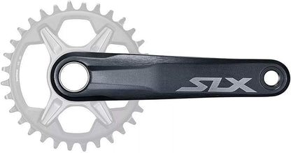 Shimano Unisex - Adult SLX Crank Arm Set, Black, 175 mm