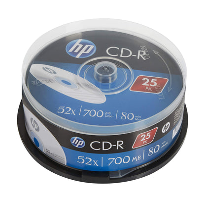 HP CD-R 52X 25PK cake box HP 700MB