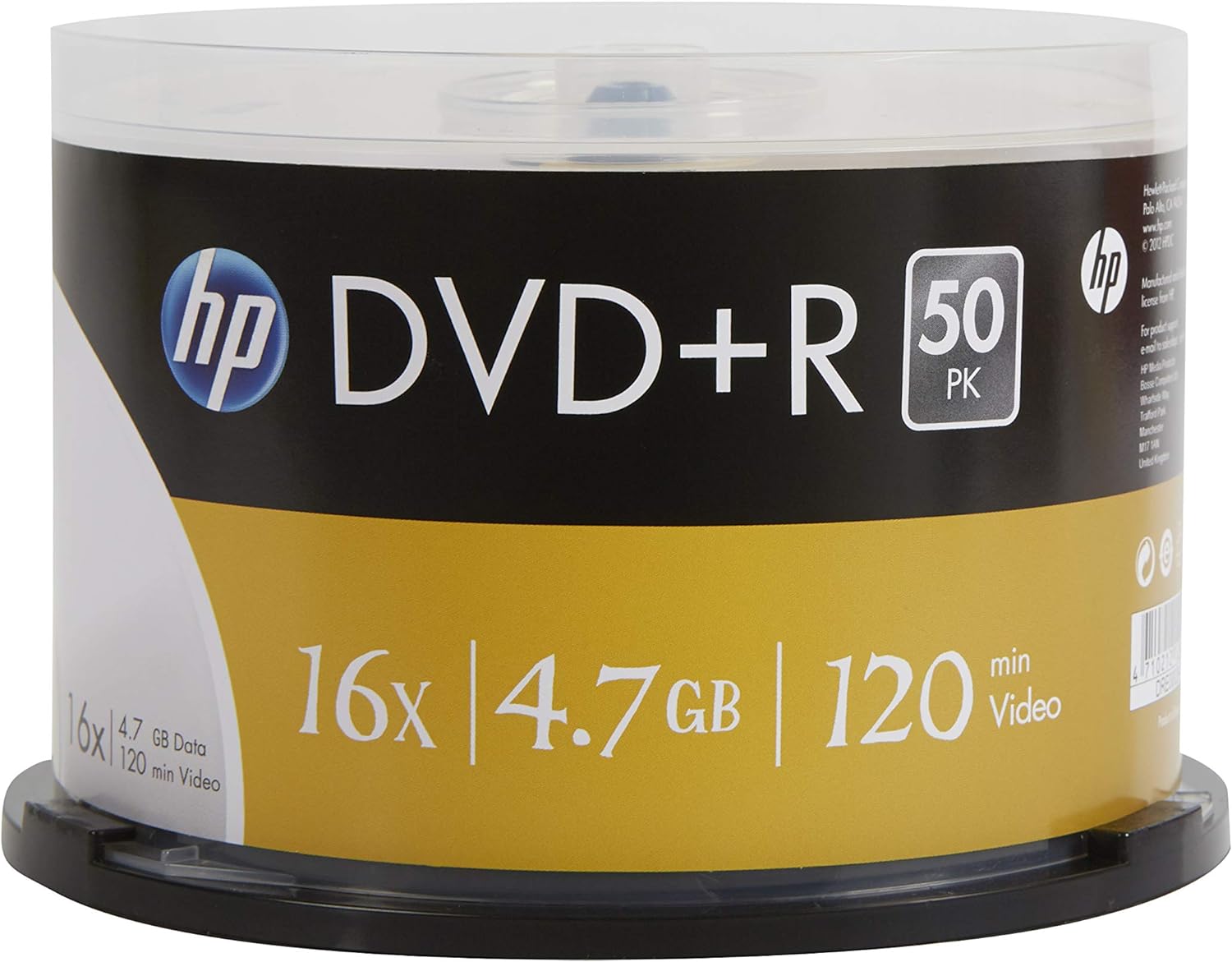 50 HP DVD+R 4,7 GB