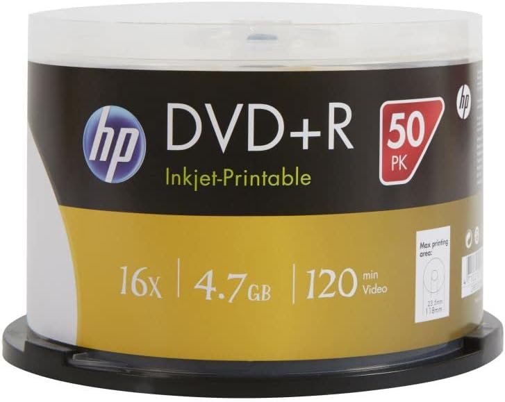 50 HP DVD+R 4,7 GB bedruckbar