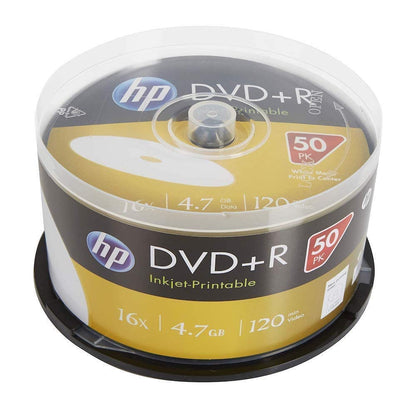 50 HP DVD+R 4,7 GB bedruckbar