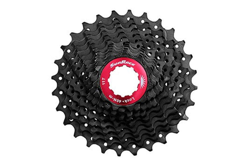 SunRace Black 10 Speed 11-25 Tooth Cassette