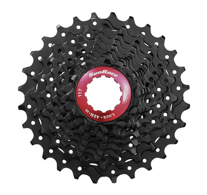 SunRace Black 10 Speed 11-25 Tooth Cassette