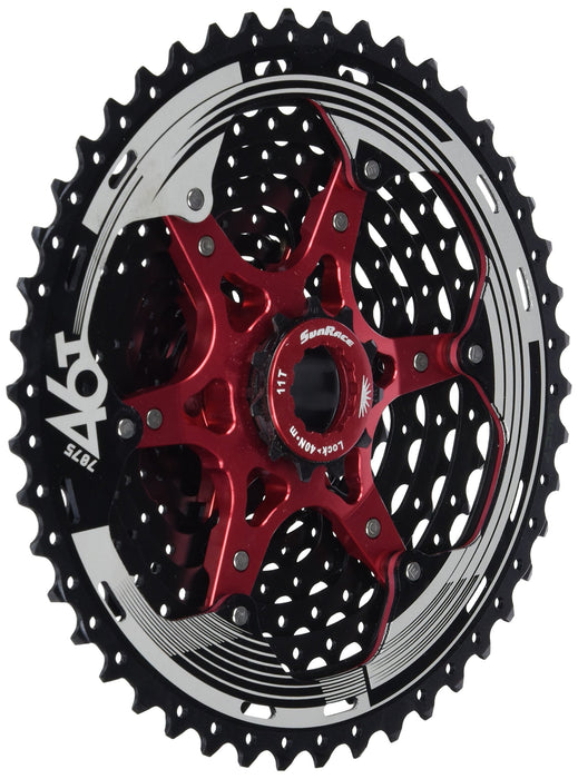 SunRace Unisex Csmx8 1146t 11 Speed Cassette, Black, V 46 UK