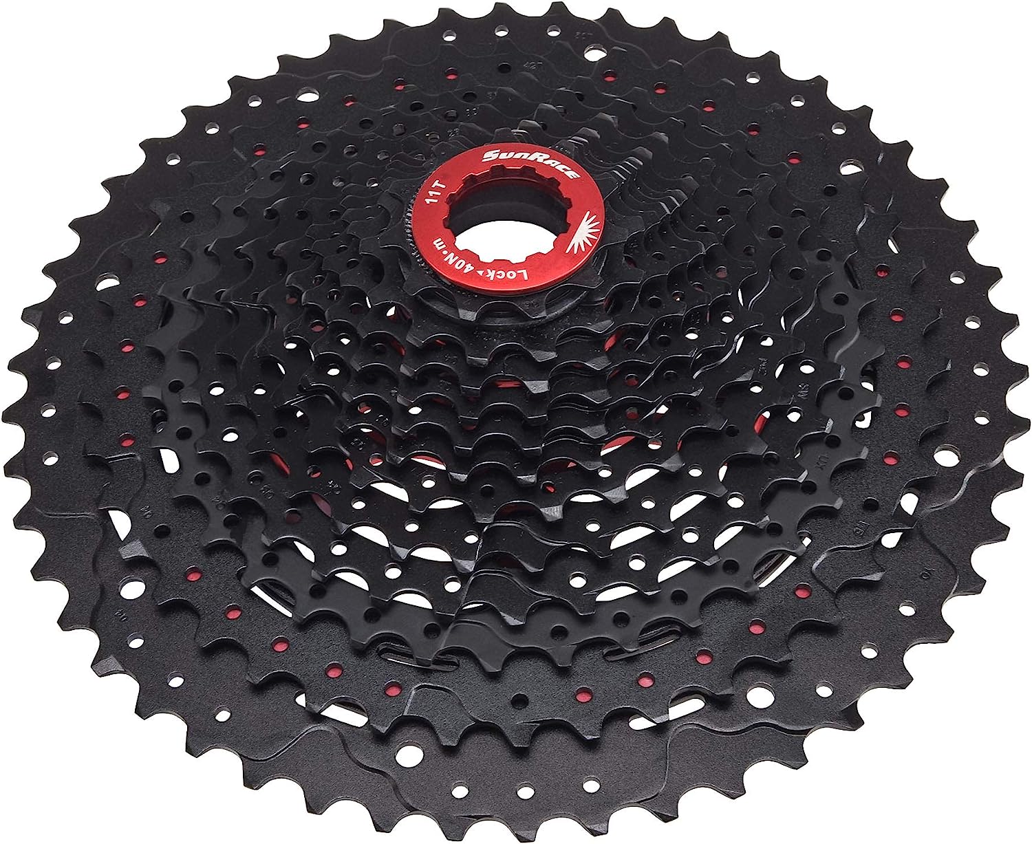 SUNRACE Mixte 305752095 Box 12V 10 50 Schwarz, Noir, Taille unique EU