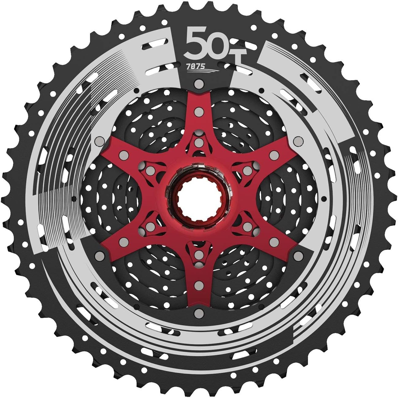 SUNRACE Mixte 305752095 Box 12V 10 50 Schwarz, Noir, Taille unique EU